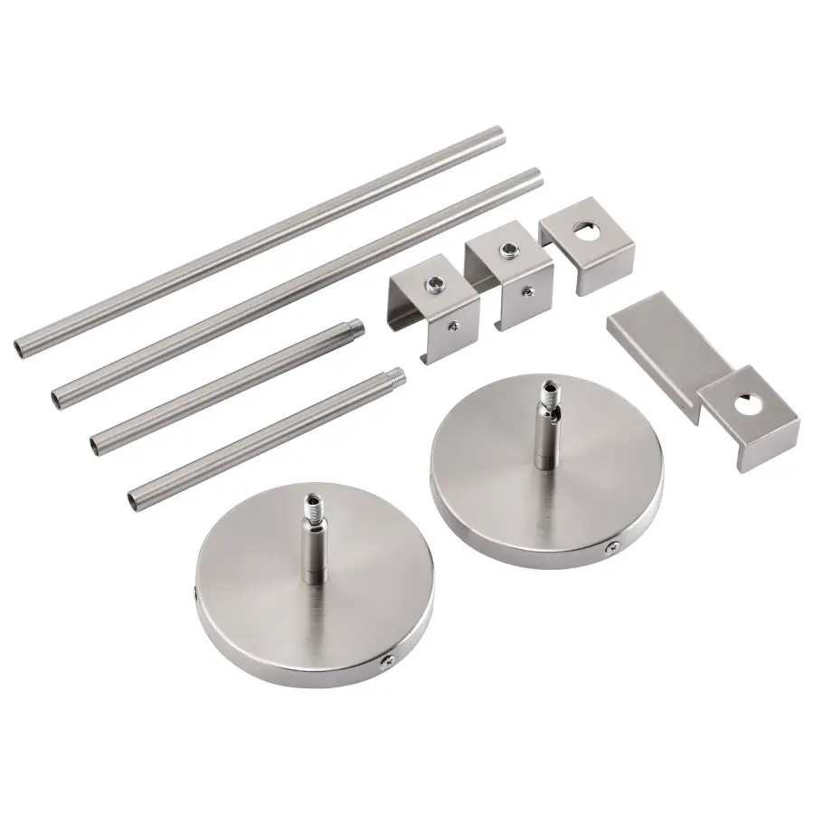 Adjustable Track Pendant Kit - Brushed Nickel Finish - H-Style - Image 1