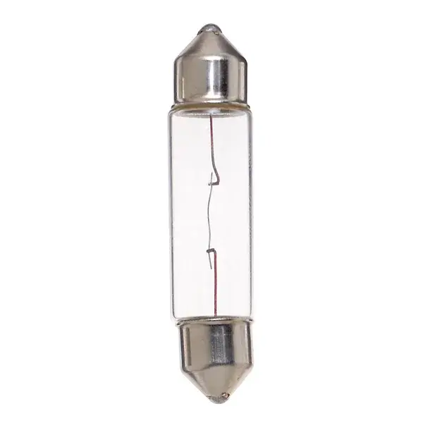 5 Watt miniature - T3 1/4 - 200 Average rated hours - Festoon base - 12 Volt