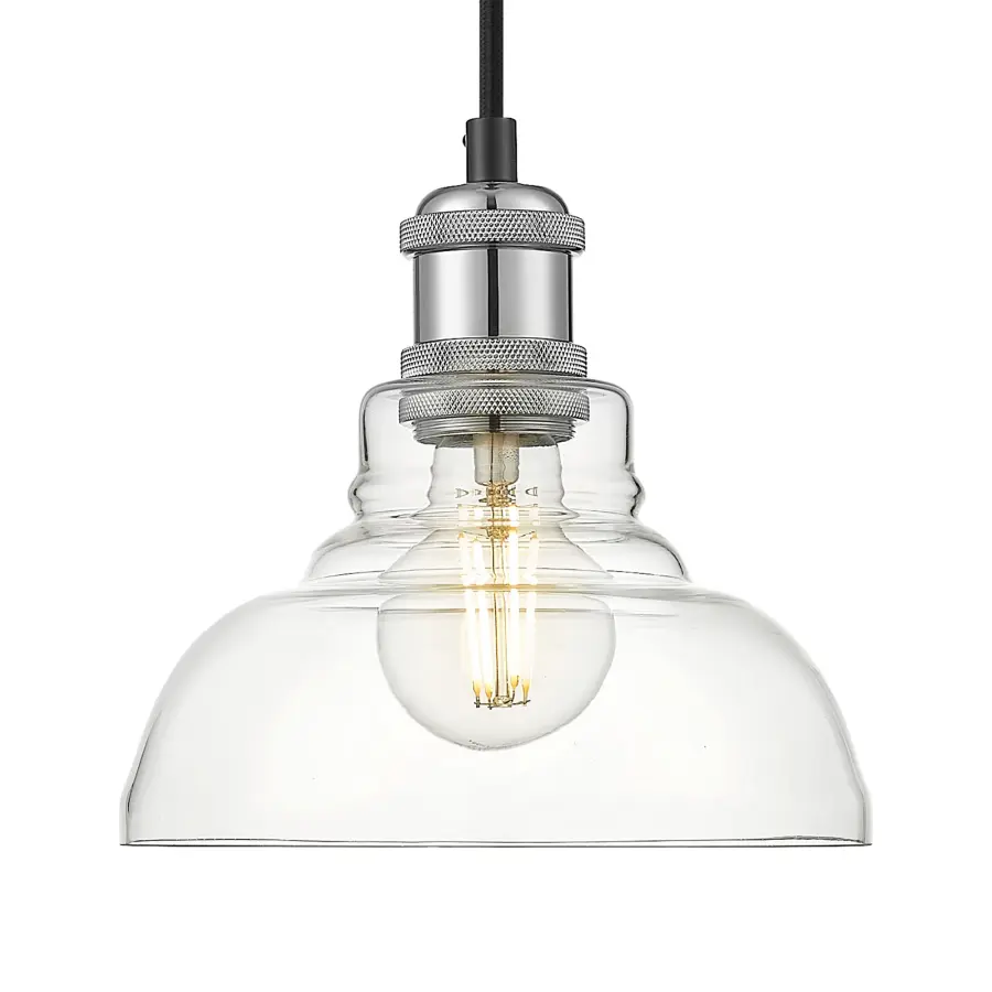 Carver 1-Light Pendant in Chrome - Image 1