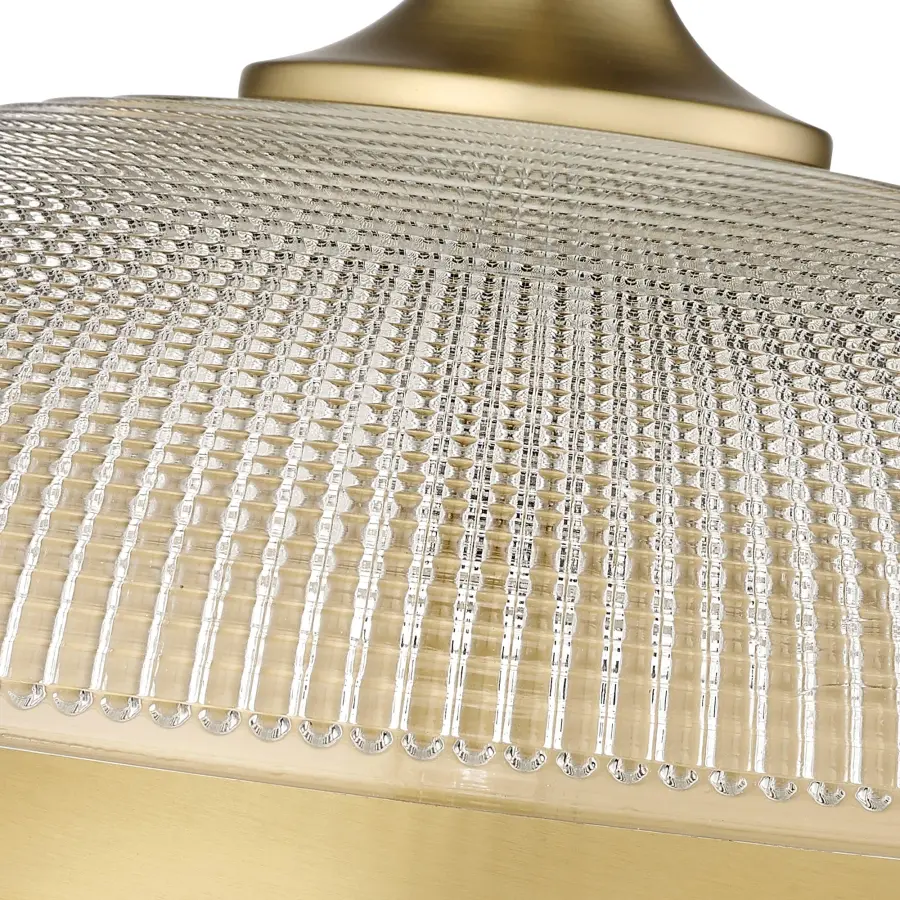 Golden Lighting Crawford 1-Light Pendant in Brushed Champagne Brass - Image 4