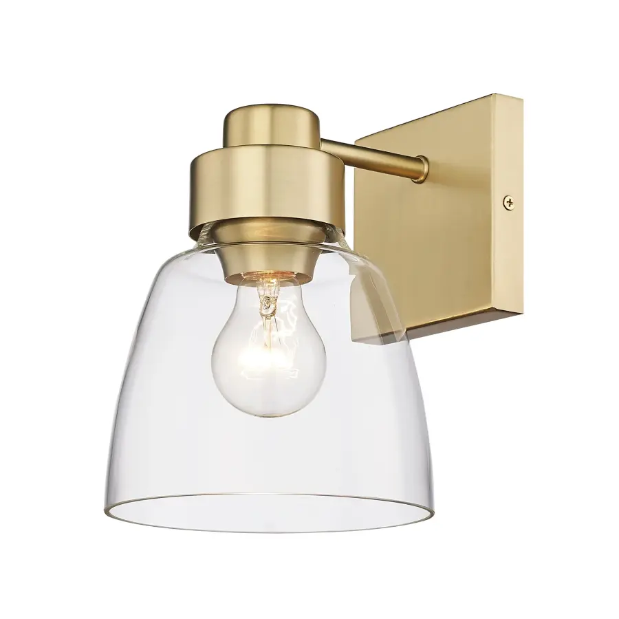 Golden Lighting Remy 1-Light Wall Sconce in Brushed Champagne Brass - Image 1