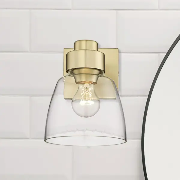 Golden Lighting Remy 1-Light Wall Sconce in Brushed Champagne Brass - Image 7
