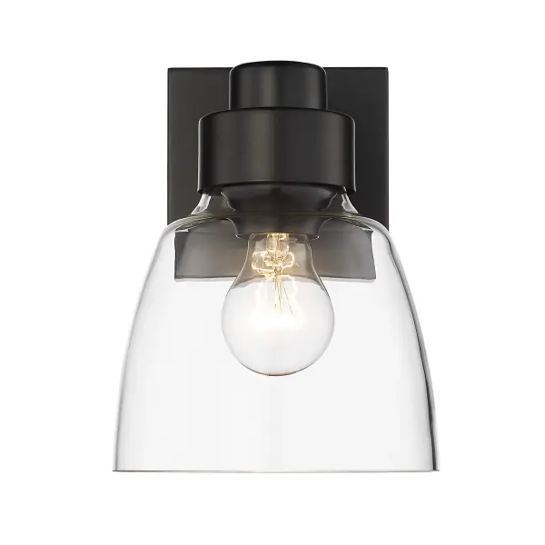Golden Lighting Remy 1-Light Wall Sconce in Matte Black - Image 3