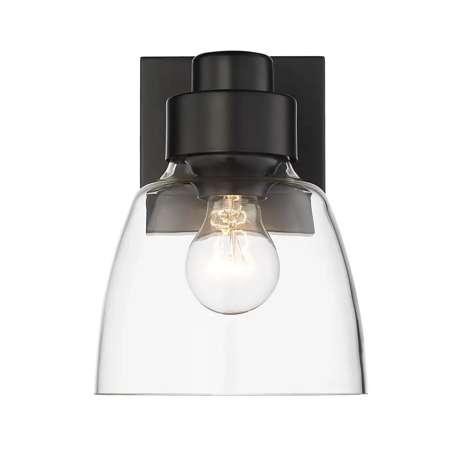 Golden Lighting Remy 1-Light Wall Sconce in Matte Black - Image 3