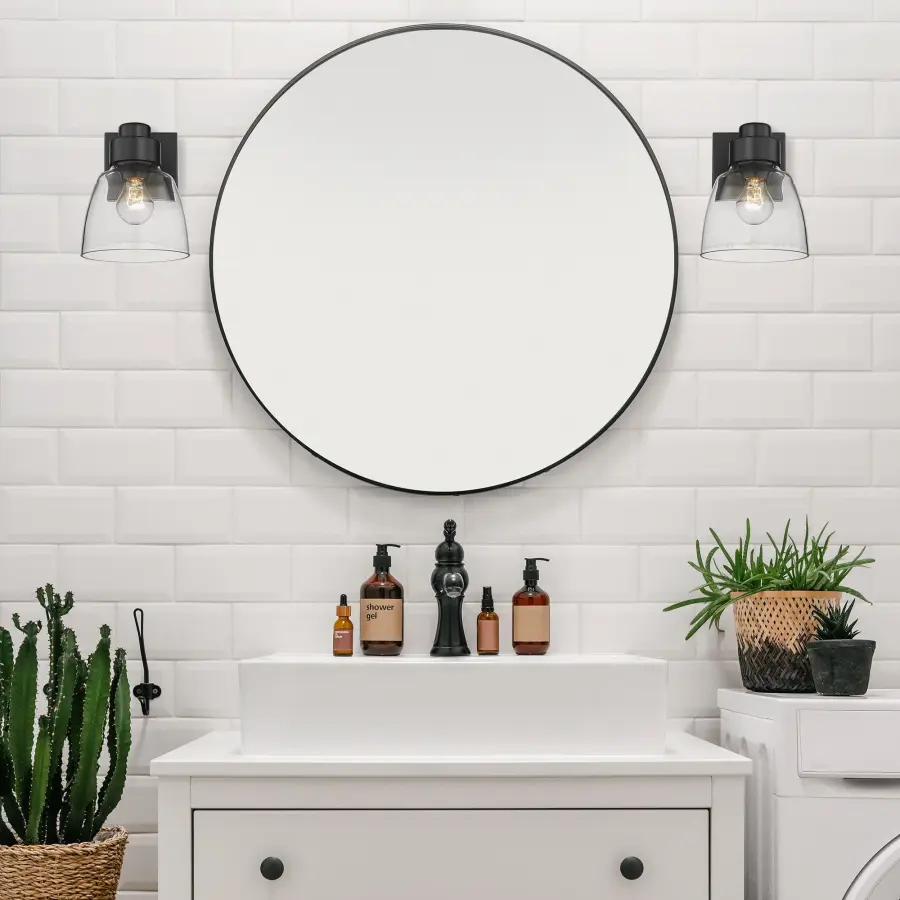 Golden Lighting Remy 1-Light Wall Sconce in Matte Black - Image 5