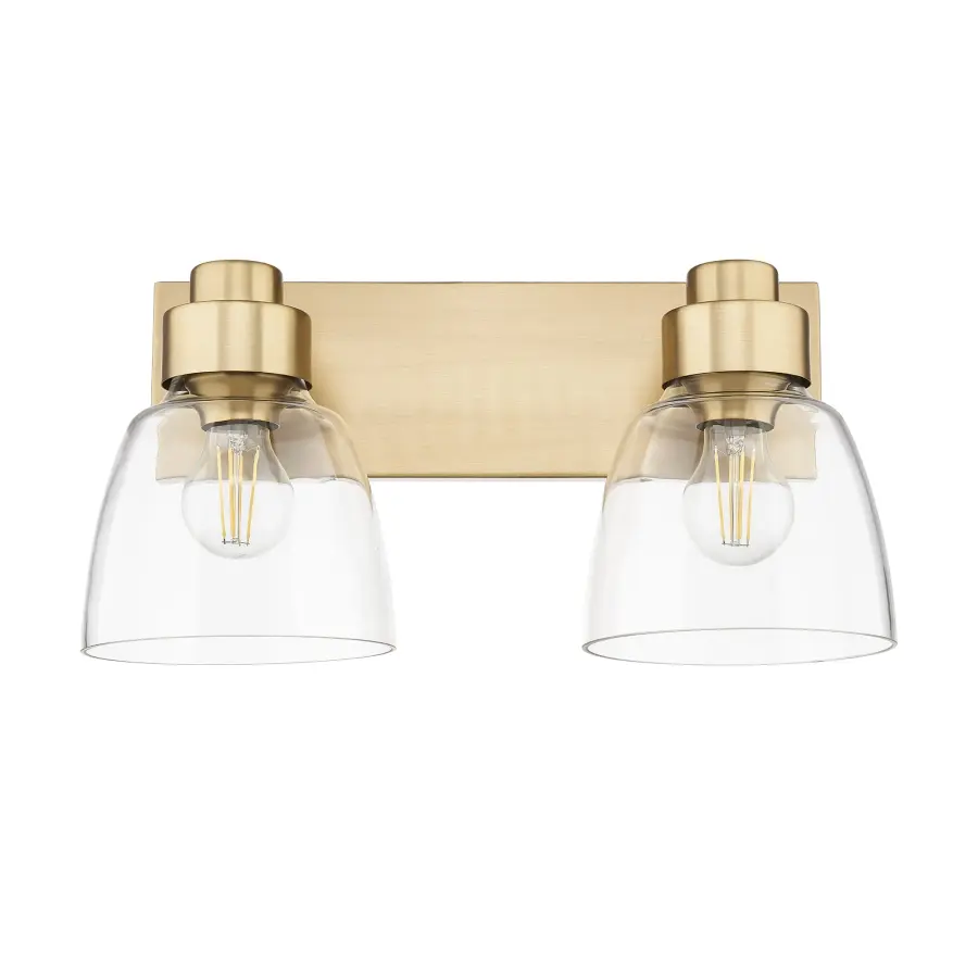 Golden Lighting Remy 2-Light Vanity in Brushed Champagne Brass - Image 2