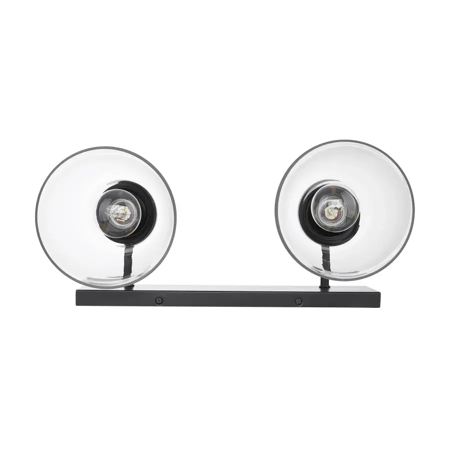 Golden Lighting Remy 2-Light Vanity in Matte Black - Image 4