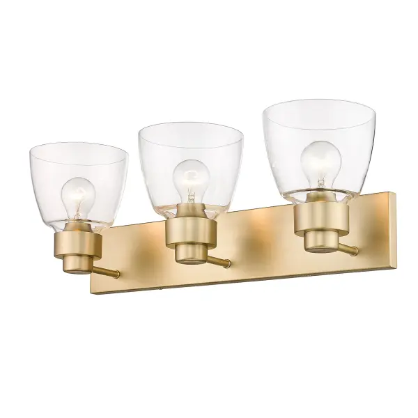 Golden Lighting Remy 3-Light Vanity in Brushed Champagne Brass - Image 3