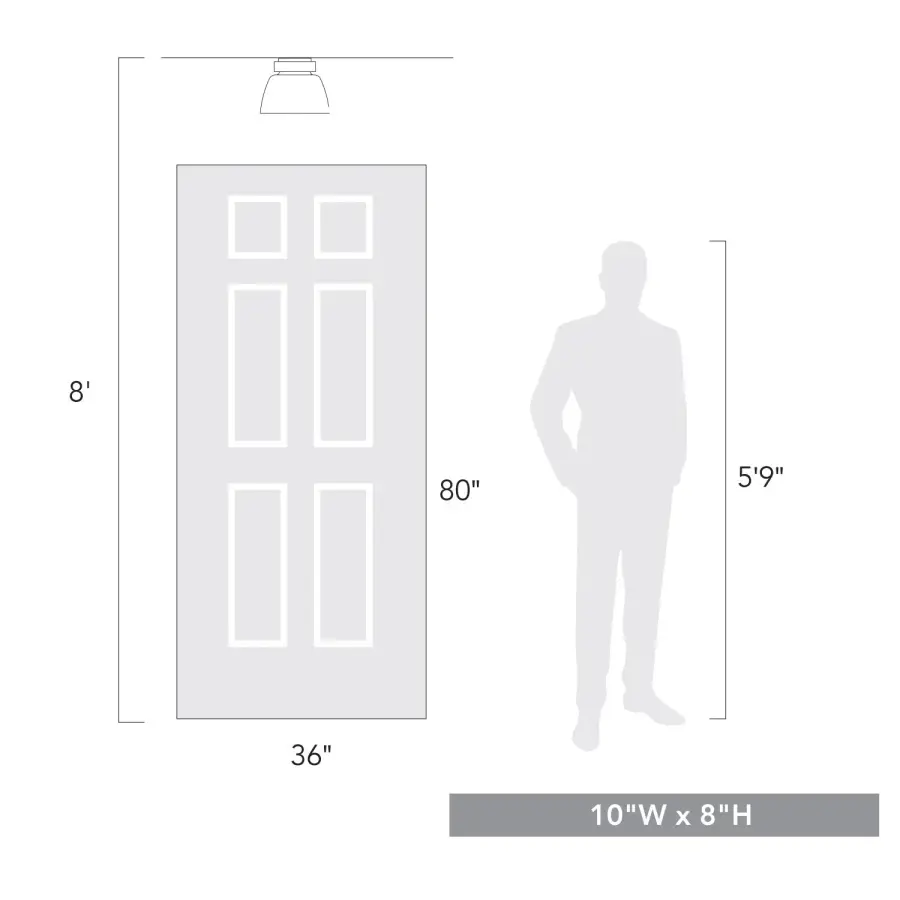 Golden Lighting Remy 1-Light Flush Mount in Matte Black - Image 7
