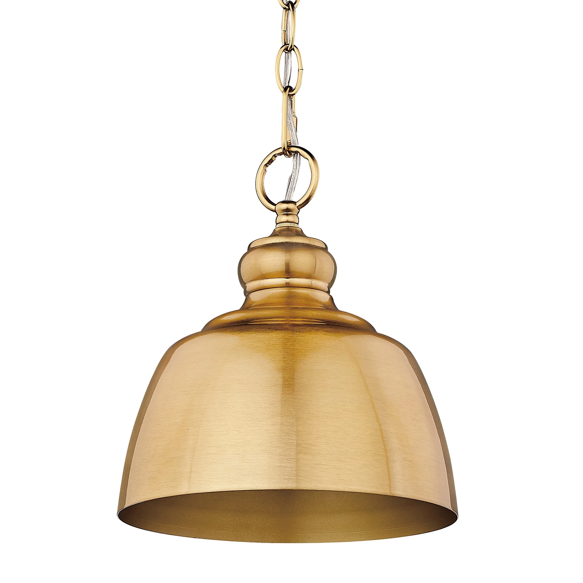 Holmes One Light Mini Pendant in Modern Brushed Gold
