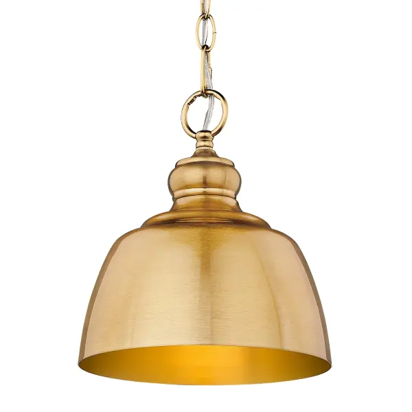 Holmes One Light Mini Pendant in Modern Brushed Gold - Image 3
