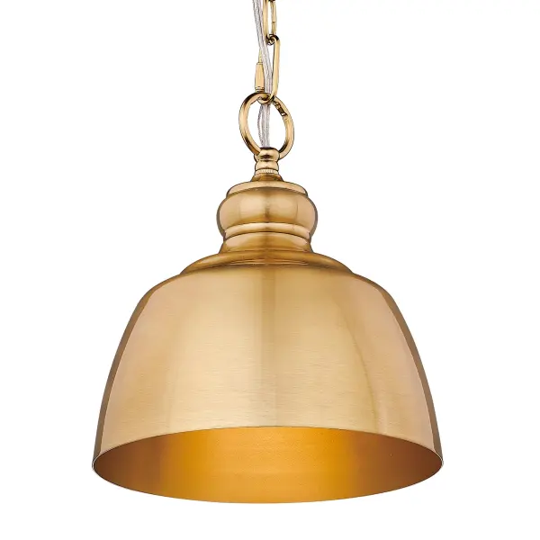 Holmes One Light Mini Pendant in Modern Brushed Gold - Image 4