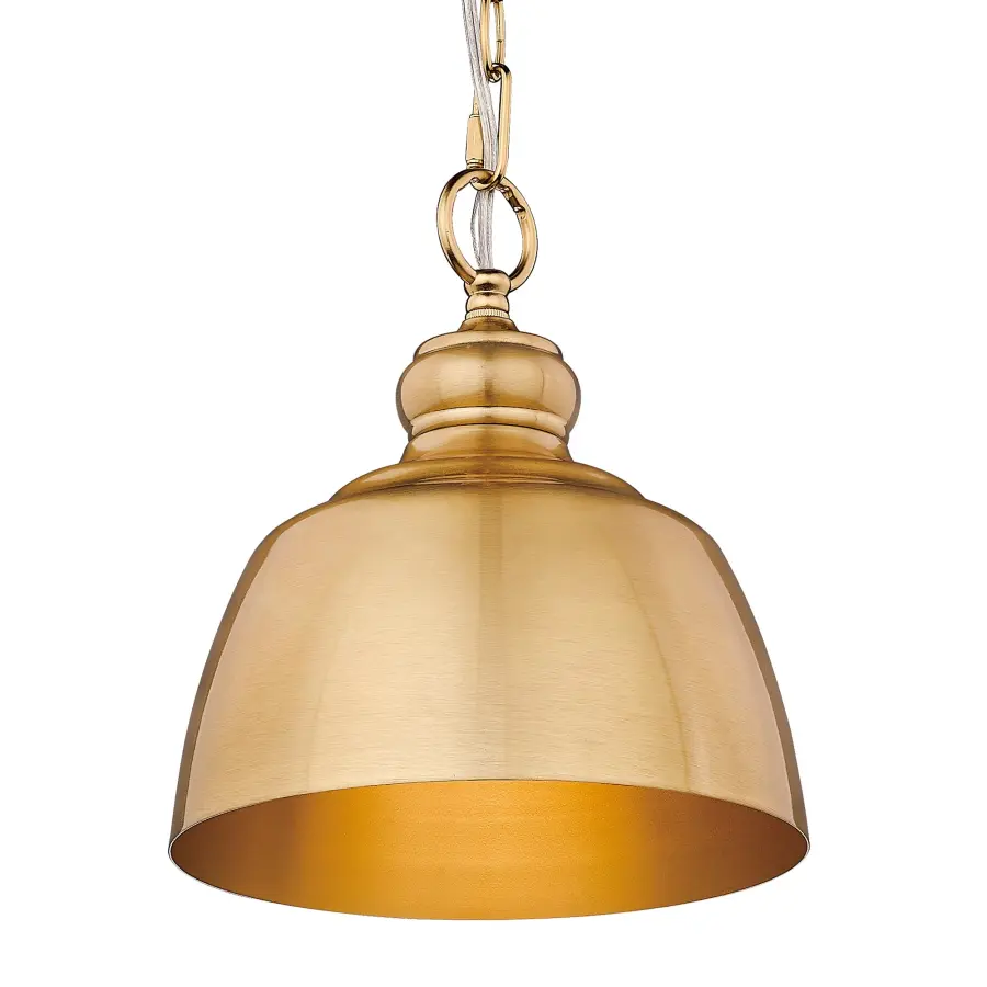 Holmes One Light Mini Pendant in Modern Brushed Gold - Image 4