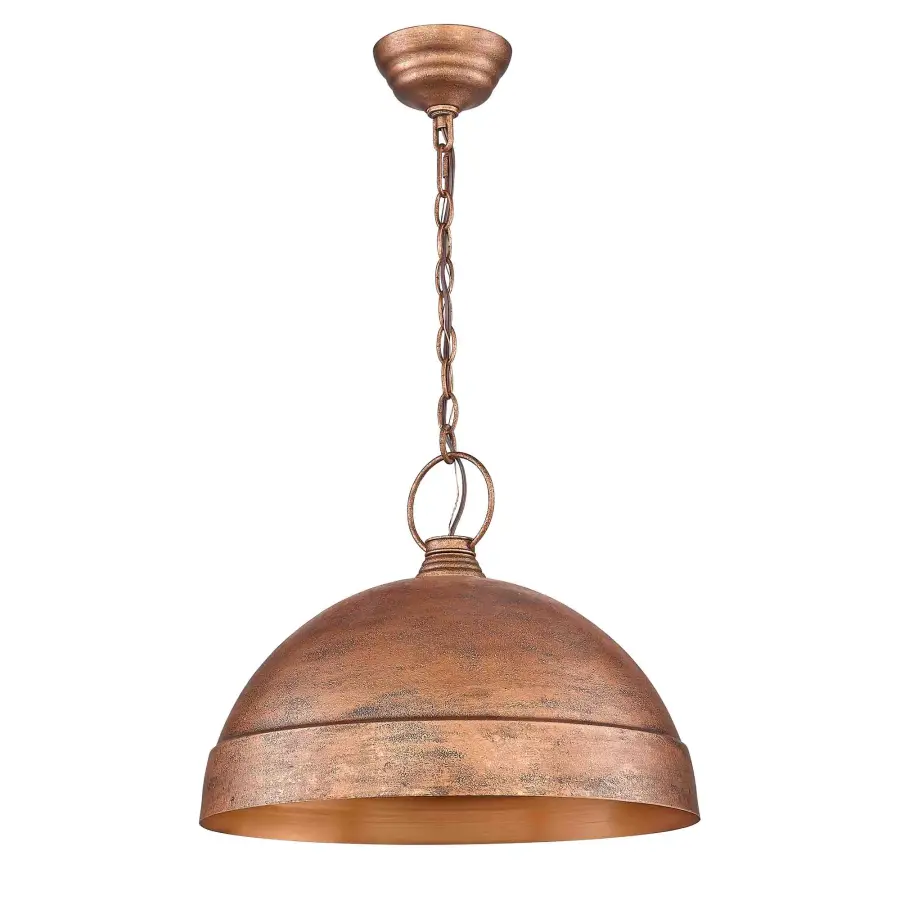Golden Lighting Lincoln 1-Light Pendant in Vintage Copper - Image 2
