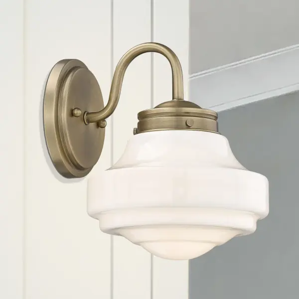 Golden Lighting Ingalls 1-Light Wall Sconce in Modern Brass - Image 5