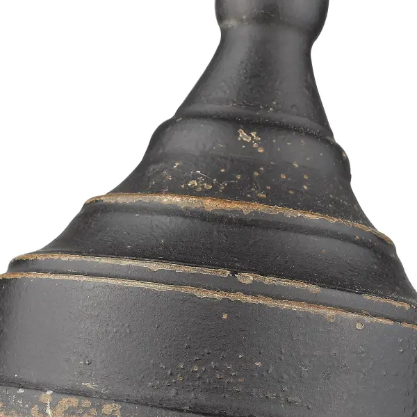 Keating One Light Mini Pendant in Antique Black Iron - Image 3