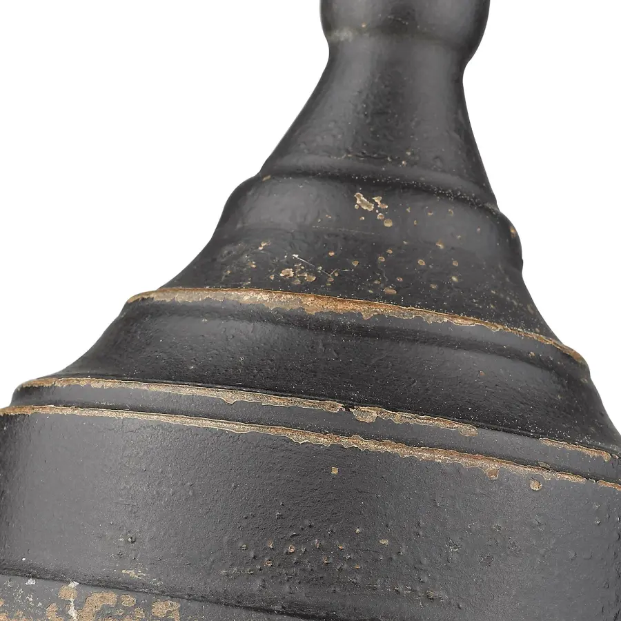 Keating One Light Mini Pendant in Antique Black Iron - Image 3