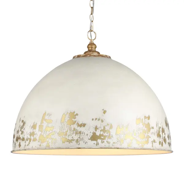 Golden Lighting Alison 8-Light Pendant in Vintage Gold and Antique Ivory - Image 1