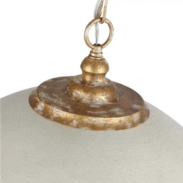 Golden Lighting Alison 8-Light Pendant in Vintage Gold and Antique Ivory - Image 3