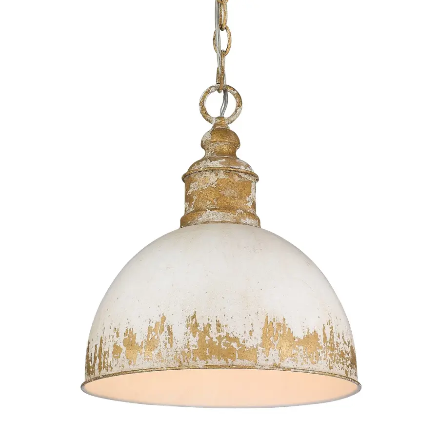 Golden Lighting Alison 1-Light Pendant in Vintage Gold - Image 1