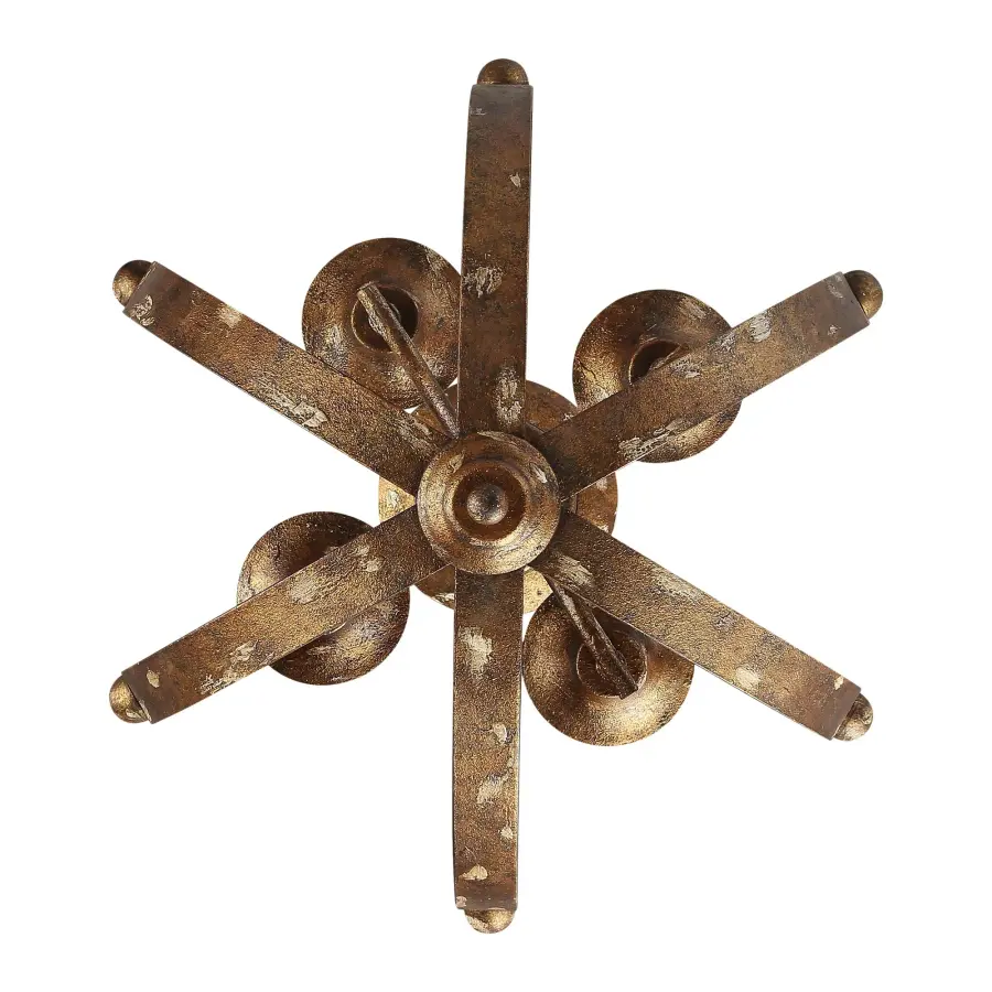 Victoria Four Light Pendant in Heirloom Gold - Image 3