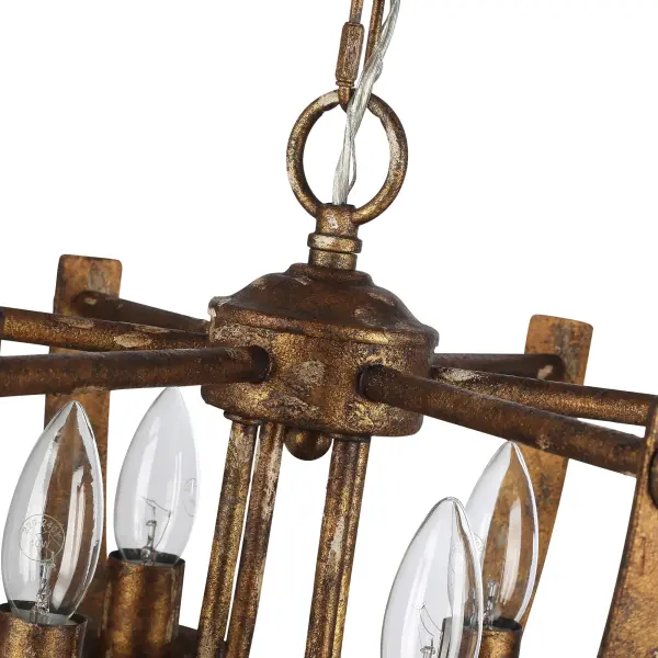 Victoria Four Light Pendant in Heirloom Gold - Image 4