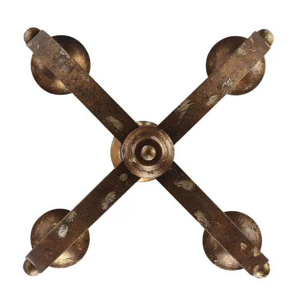 Victoria 4-Light Chandelier in Heirloom Gold - Image 4