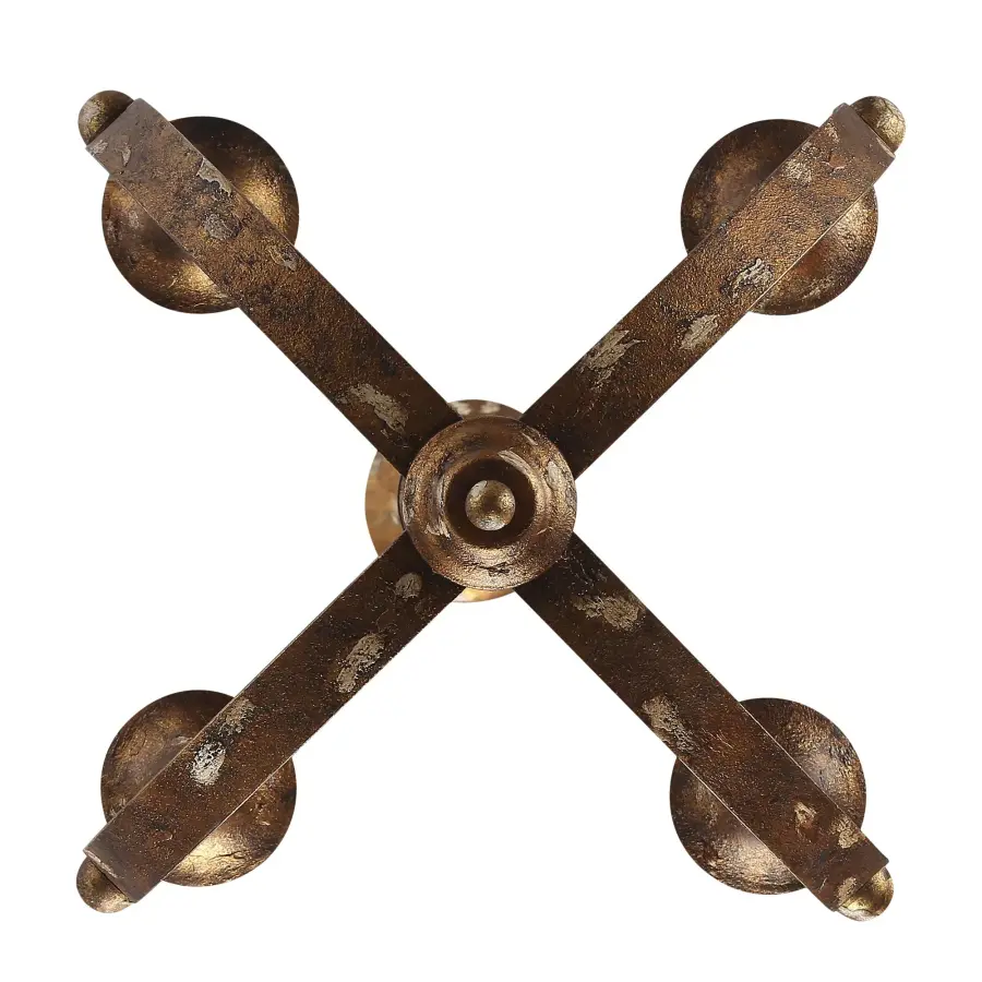 Victoria 4-Light Chandelier in Heirloom Gold - Image 4