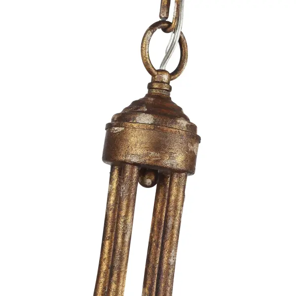 Victoria 4-Light Chandelier in Heirloom Gold - Image 7