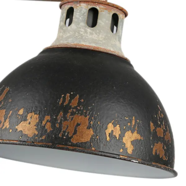 Golden Lighting Kinsley 4-Light Vanity in Antique Black Iron - Image 4