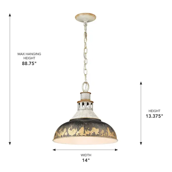 Golden Lighting Kinsley 1-Light Pendant - Image 4