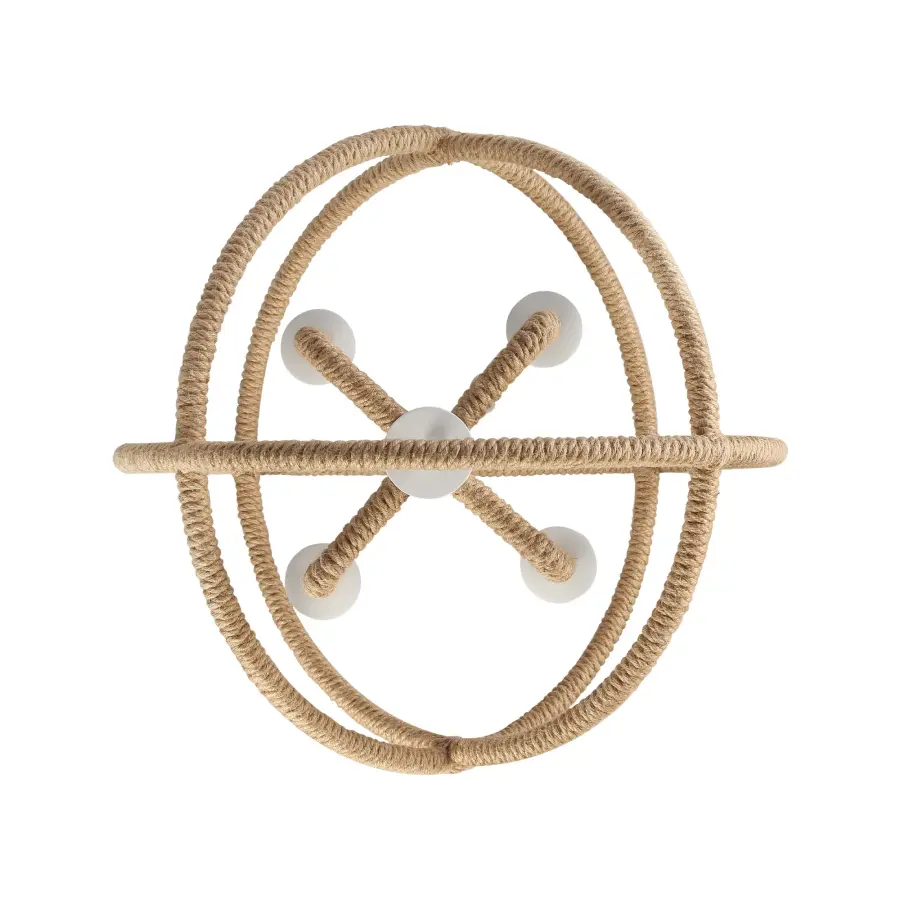 Marina 4-Light Chandelier in Natural White - Image 4