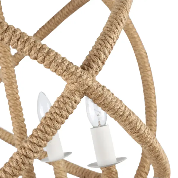 Marina 4-Light Chandelier in Natural White - Image 5