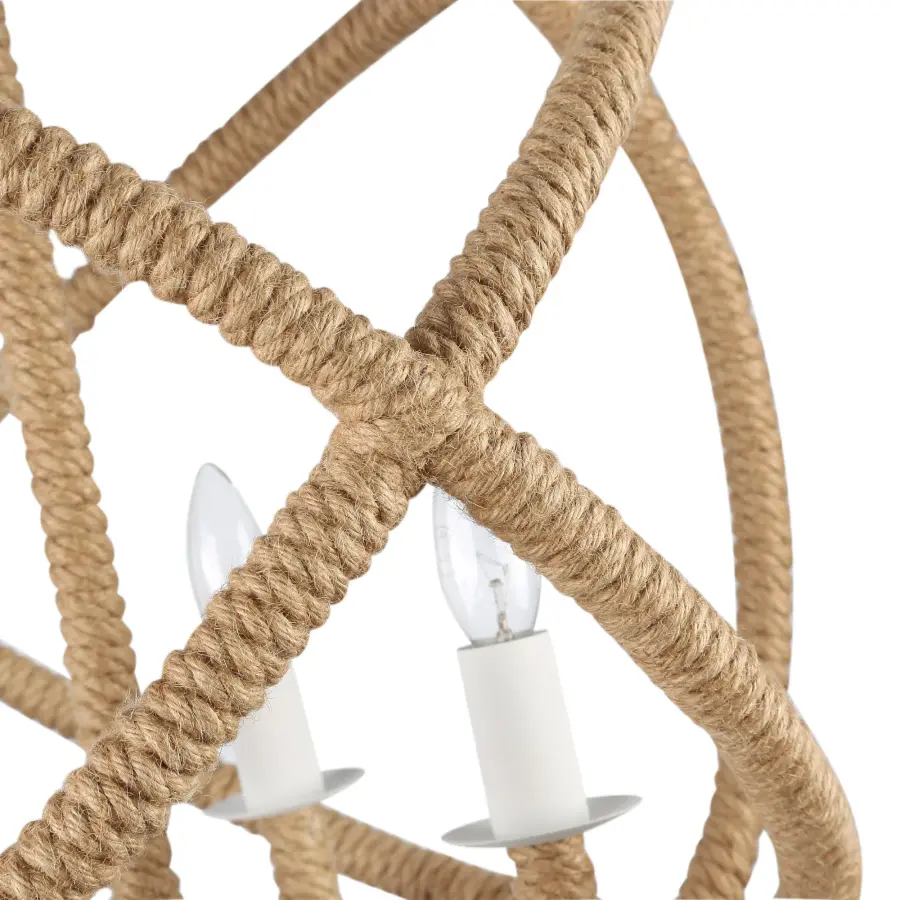 Marina 4-Light Chandelier in Natural White - Image 5