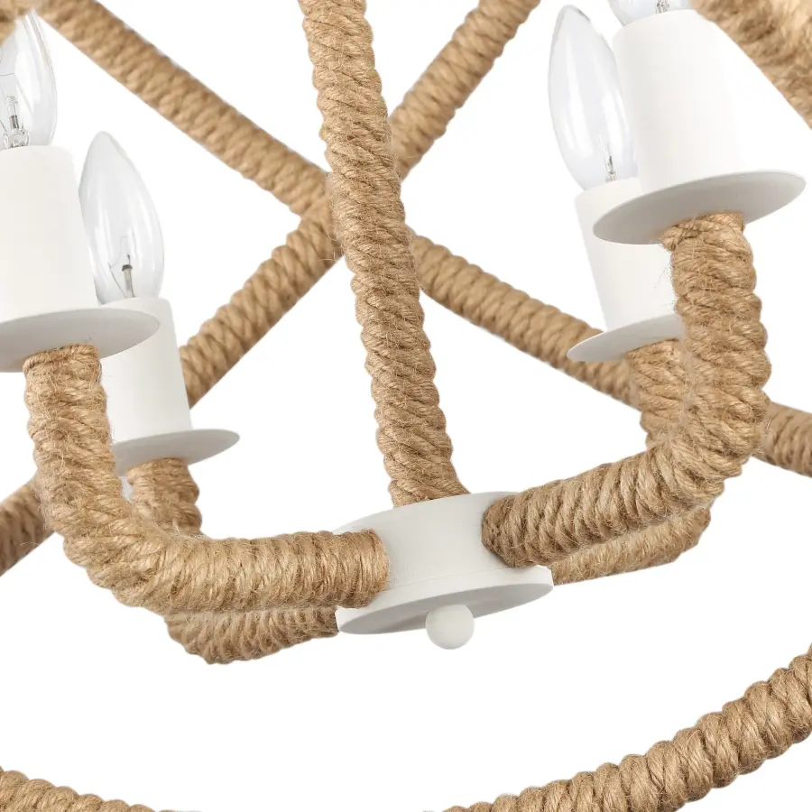 Marina 4-Light Chandelier in Natural White - Image 6