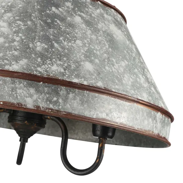 Jasper Three Light Pendant in Antique Black Iron - Image 6