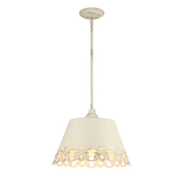 Eloise Three Light Pendant in Antique Ivory - Image 3