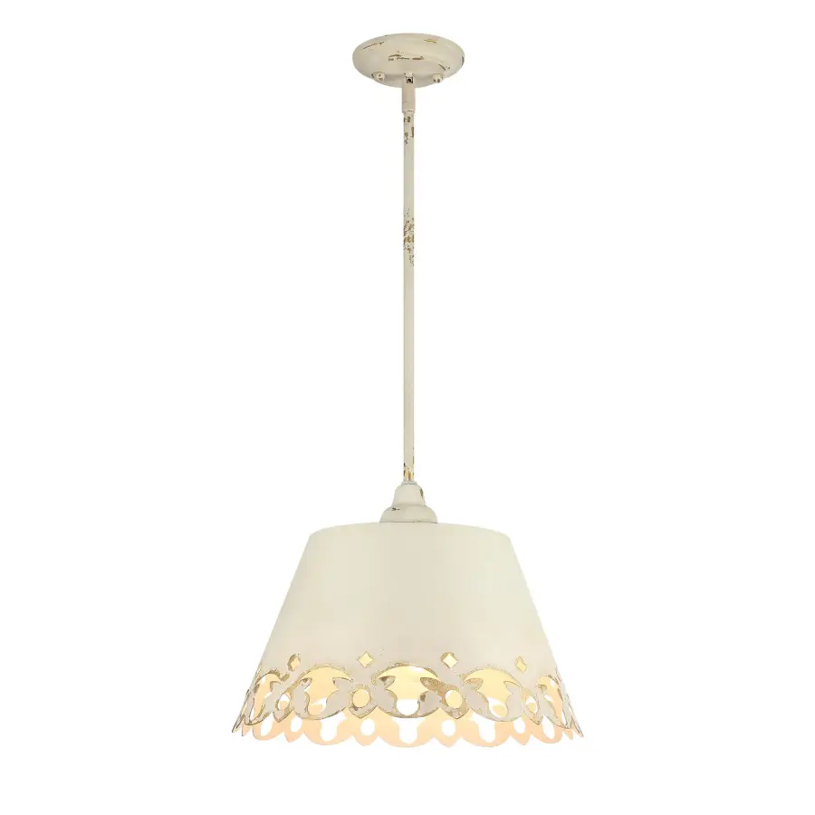 Eloise Three Light Pendant in Antique Ivory - Image 3