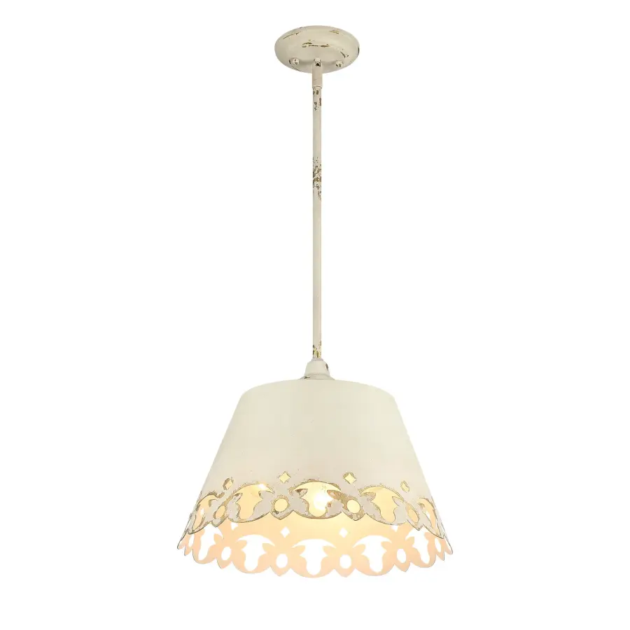 Eloise Three Light Pendant in Antique Ivory - Image 4