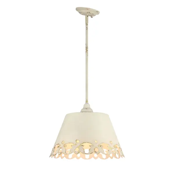 Eloise Three Light Pendant in Antique Ivory - Image 5
