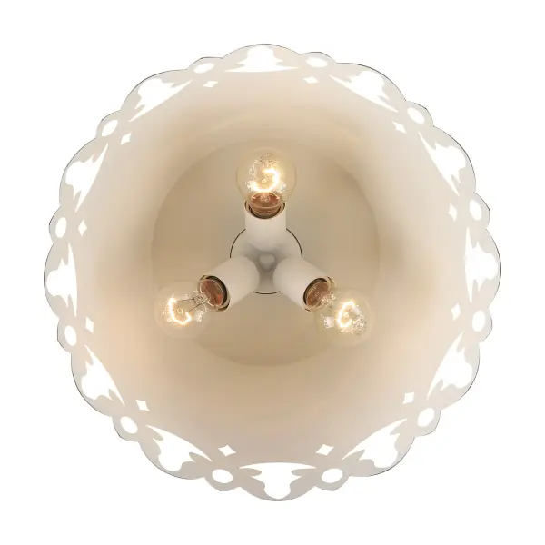 Eloise Three Light Pendant in Antique Ivory - Image 6