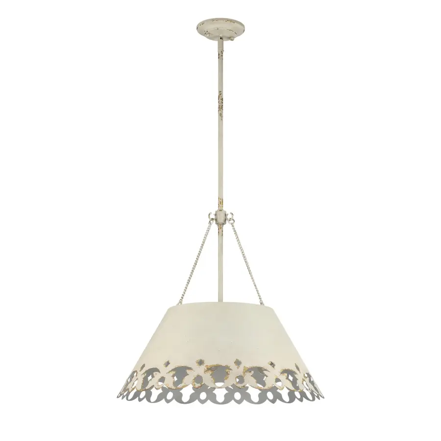 Eloise Five Light Pendant in Antique Ivory - Image 3