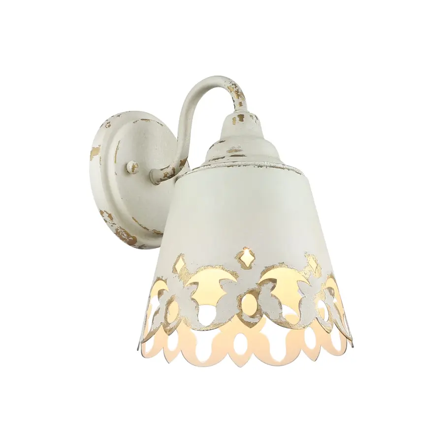 Eloise One Light Vanity in Antique Ivory - Image 1