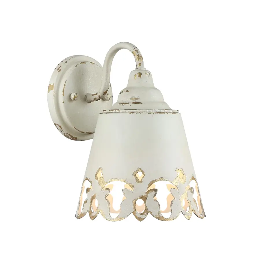 Eloise One Light Vanity in Antique Ivory - Image 3