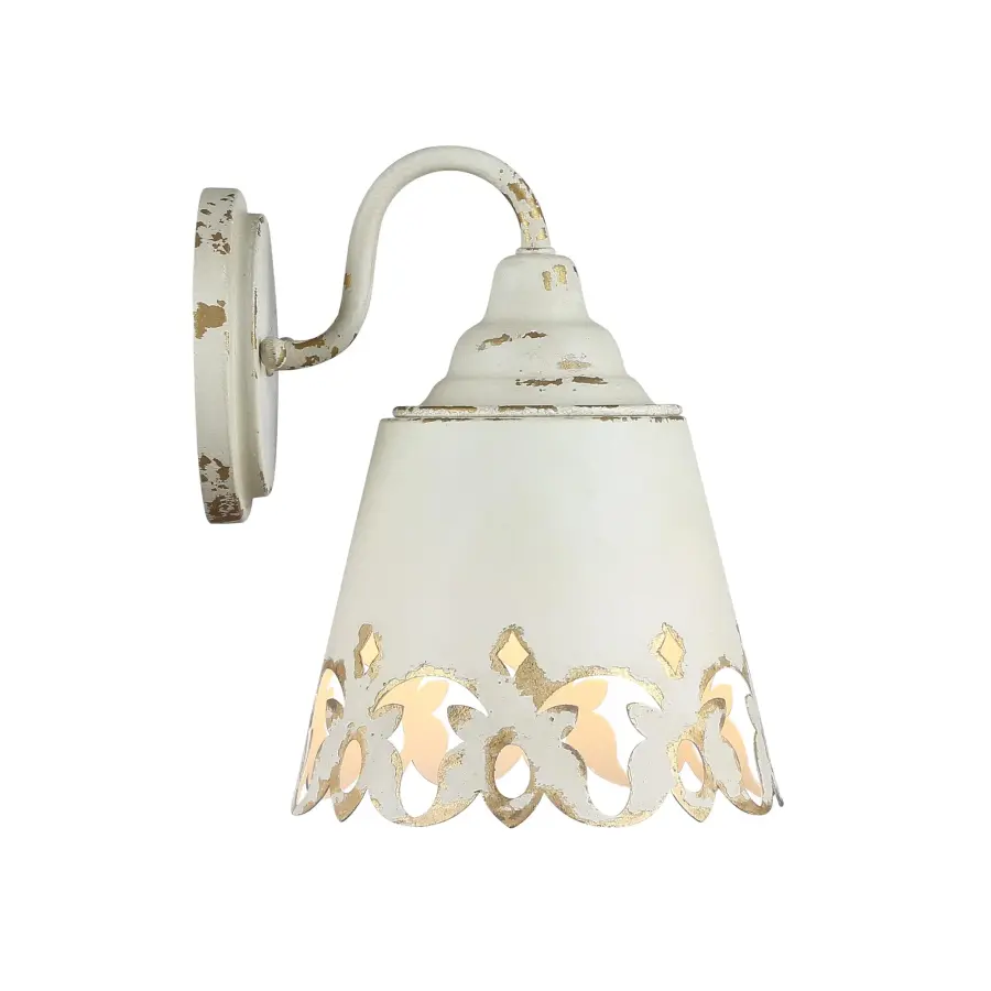 Eloise One Light Vanity in Antique Ivory - Image 4