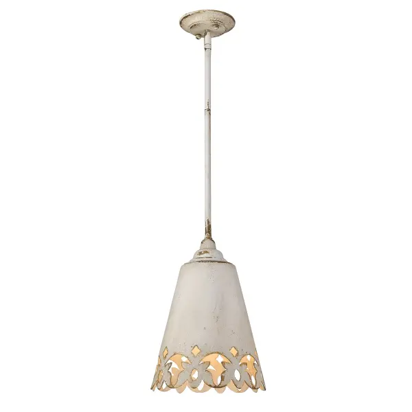 Eloise One Light Pendant in Antique Ivory - Image 2
