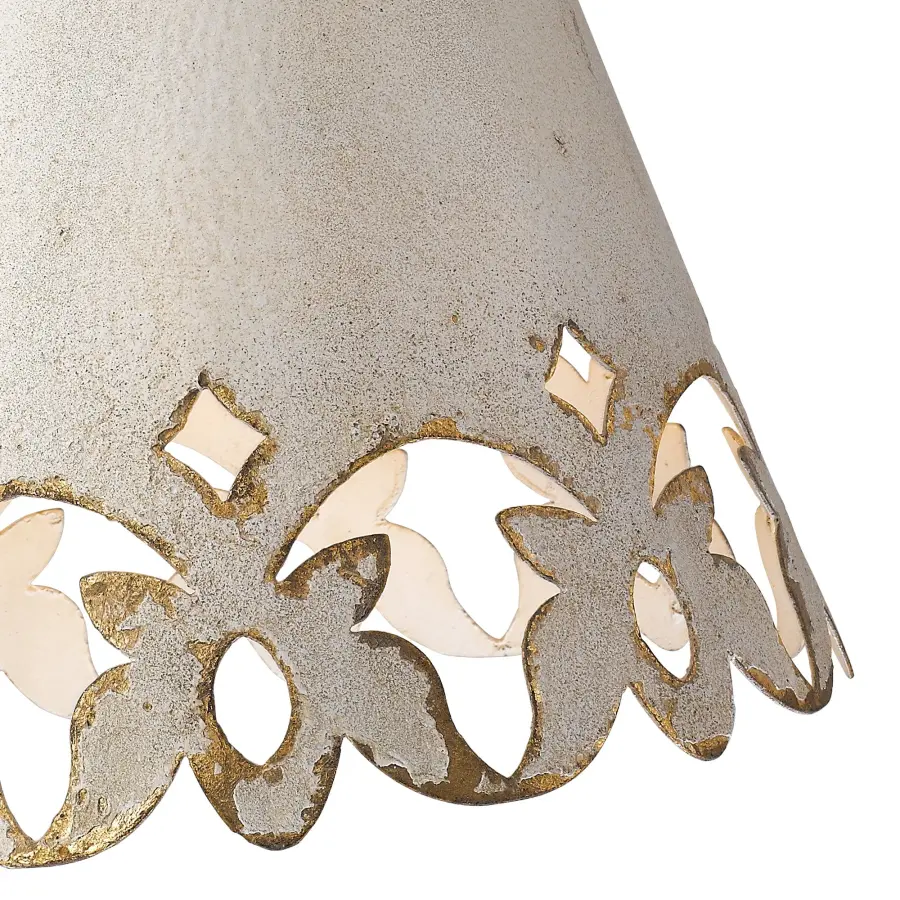 Eloise One Light Pendant in Antique Ivory - Image 4