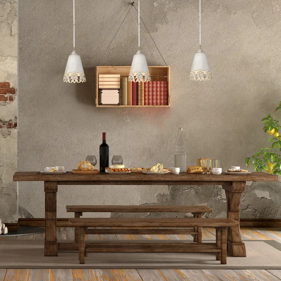 Eloise One Light Pendant in Antique Ivory - Image 6