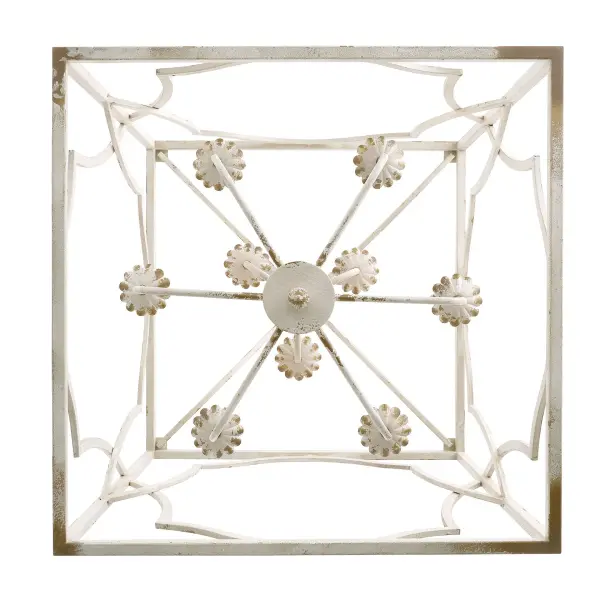Laurent Nine Light Pendant in Antique Ivory - Image 5