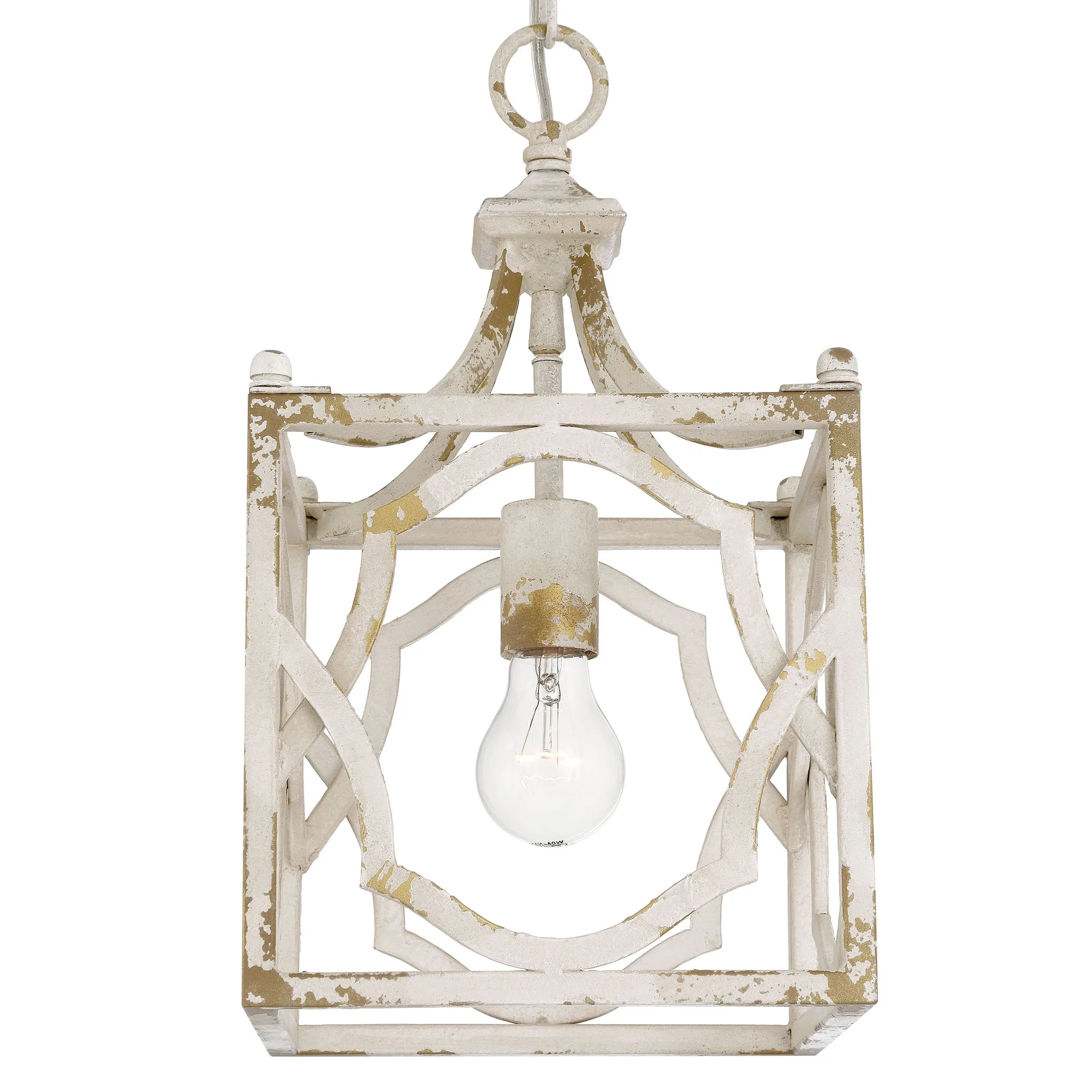 Laurent One Light Pendant in Antique Ivory